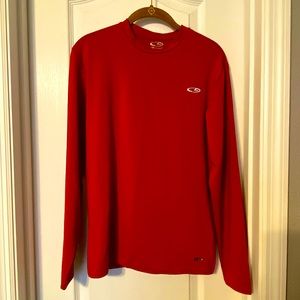 Champion, Red,long sleeve shirt,  L